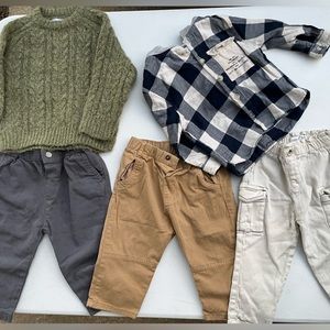 Zara little boys 12-18m clothes
